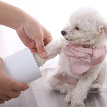 Pet Foot Washer Cup Silicone Soft Foot Cup Cat Foot Cleaning Bucket Dog Paw Cleaner Cup Manual Quick Feet Wash Cleaner