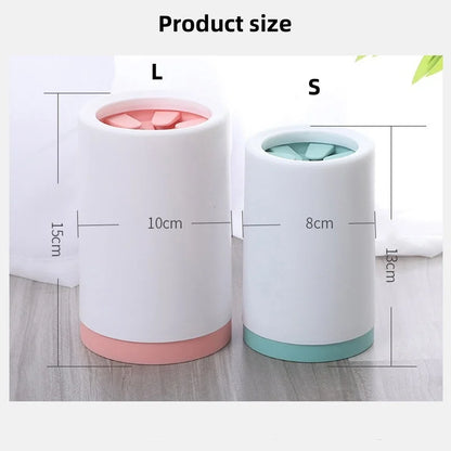 Pet Foot Washer Cup Silicone Soft Foot Cup Cat Foot Cleaning Bucket Dog Paw Cleaner Cup Manual Quick Feet Wash Cleaner