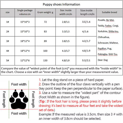 Dog Shoes Non-Slip Soles Thick Plush Protection Paw Pet Shoes Warm for Dog Non-Slip Dog Shoes Breathable Climbing Pets Booties
