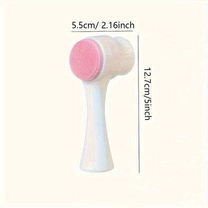 Silicone Pet Paw Cleaner & Massage Brush - Dual-Sided Dog Grooming Tool for Healthy Coats and Claws