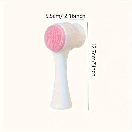 Silicone Pet Paw Cleaner & Massage Brush - Dual-Sided Dog Grooming Tool for Healthy Coats and Claws