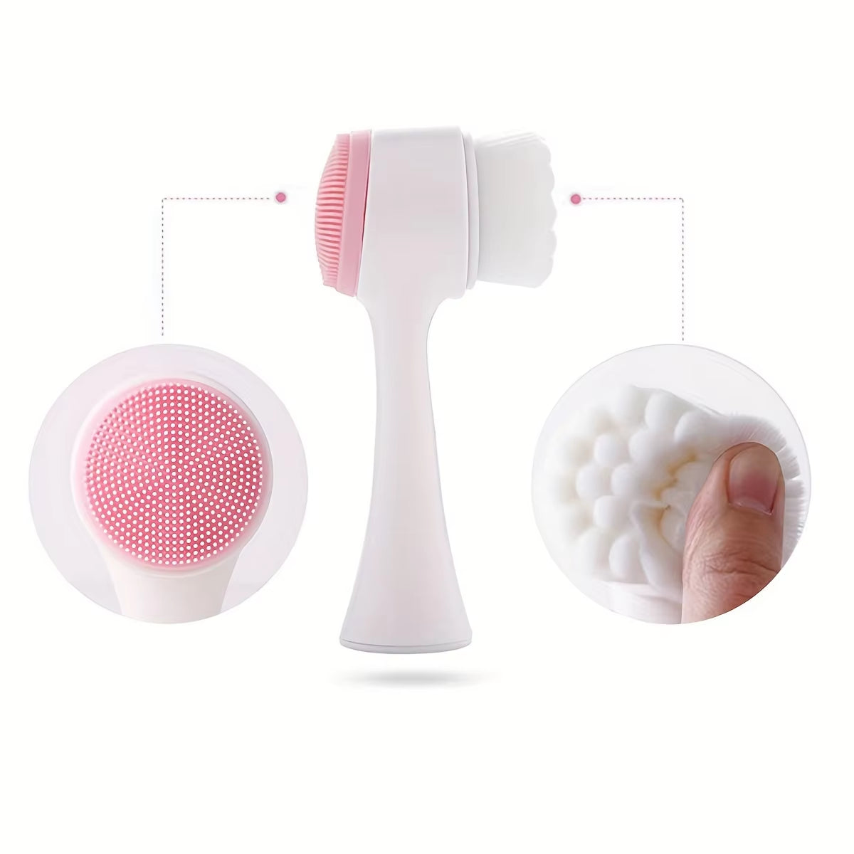 Silicone Pet Paw Cleaner & Massage Brush - Dual-Sided Dog Grooming Tool for Healthy Coats and Claws